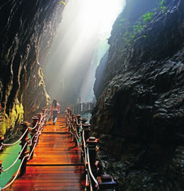 重慶萬盛黑山谷生態浮橋